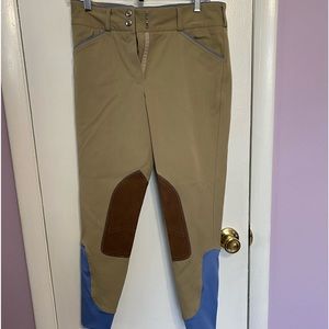 Equestrian horse pants size 28 Dover Saddlery and denim with pockets